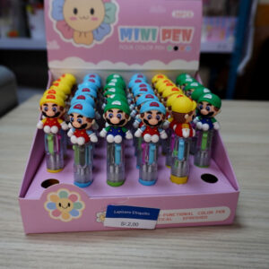 Lapicero Chiquitin de 4 colores - Mario Bross