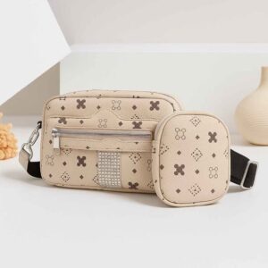 Morral y monedero - Cuero PU.