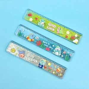 Regla con Glitter - 20 cm.